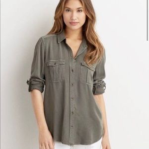 American Eagle Outfitters Boyfriend Fit Flannel